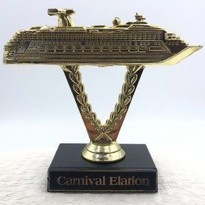 CARNIVAL ELATION SHIP ON A STICK CRUISE TROPHY